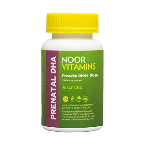 NoorVitamins Prenatal with DHA - 30 Softgels - Halal Certified Vitamins