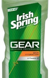 Irish Spring, Gear Advanced Performance, Hydrating Body Wash with Vitamin E, 15oz (FL) Container (Pack of 2)