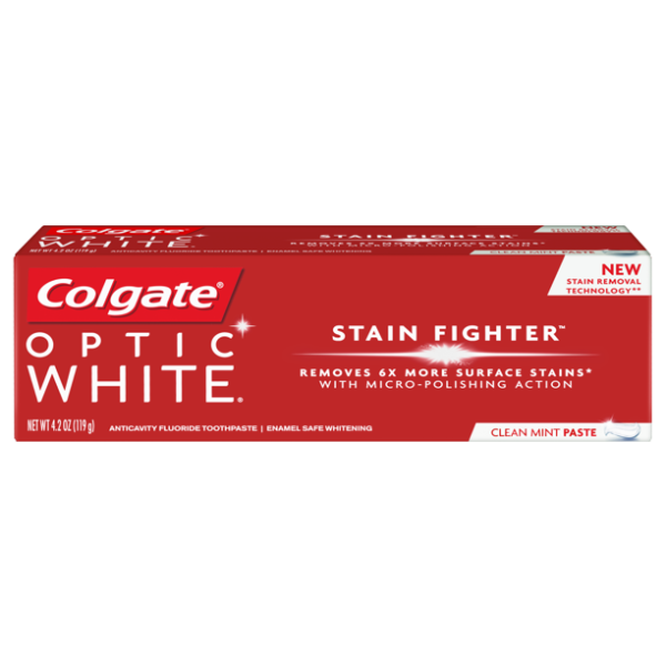 Colgate Optic White Toothpaste, 4 Ounce