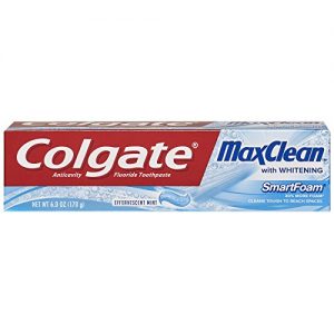 Colgate MaxClean Smartfoam Foaming Toothpaste, Mint, 6 Ounce