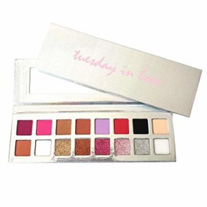 Tuesday in Love Halal Eye Shadow Palette - Glitter Berry - Halal Certified, Cruelty Free, and Child Labour Free