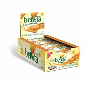 Belvita Sandwich Biscuits, Peanut Butter, 14.08 Ounce