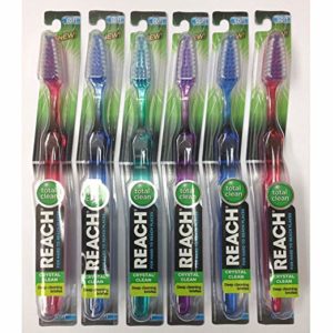 Reach Toothbrush Crystal Clean Soft #10 (Pack of 6)