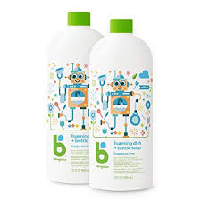Babyganics Alcohol-Free Foaming Hand Sanitizer Refill, Mandarin, 16oz Bottle (Pack of 2)