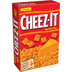 Cheez-It Baked Snack Crackers, Whole Grain, 13.7-Ounce Packages (Pack of 4)