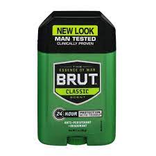 Brut Deodorant 2oz Oval Solid Classic Scent(Anti-Perspirant) by Brut