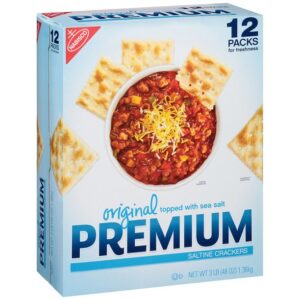 Nabisco Original Premium Saltine Crackers Topped with Sea Salt, 3 Pound