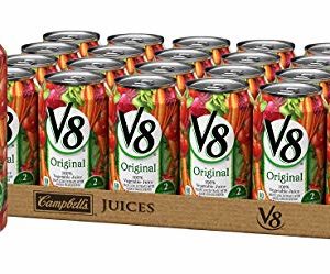 V8 Original 100% Vegetable Juice, 11.5 oz. Can (Pack of 24)