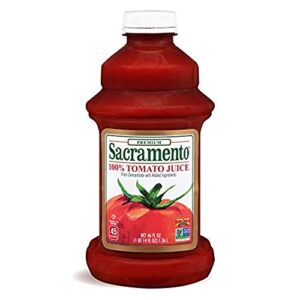 Sacramento Tomato Juice, 46oz Bottle (Pack of 8)