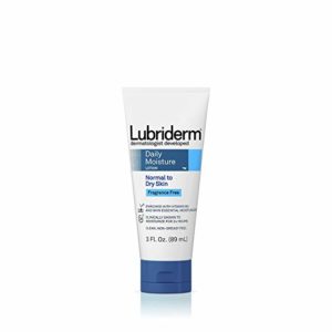 Lubriderm Daily Moisture Lotion Fragrance-Free 3 Ounce Tube (88ml) (2 Pack)