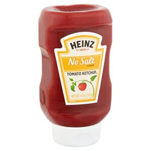 Heinz No Salt Added Tomato Ketchup, 14 Ounces