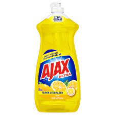Ajax Dish Liquid, Lemon, 16 Ounce (Pack of 6)