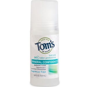 Tom's Of Maine Mineral Confidence Deodorant Crystal, Fragrance Free 2.40 oz ( Pack of 2)