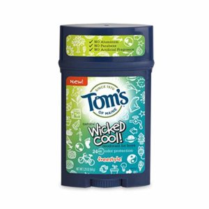 Tom's of Maine Wicked Cool! Teen Boys Natural Deodorant Freestyle, 2.25 oz