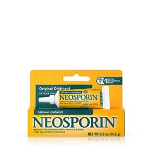 Neosporin Original Antibiotic Ointment, 24-Hour Infection Prevention for Minor Wound, .5 oz