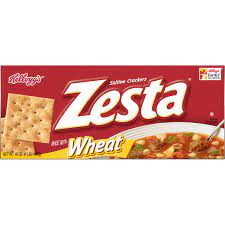 Zesta Saltine Crackers, Whole Grain Wheat, 16 oz (Pack 6)