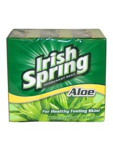 Irish Spring Deodorant Soap, Aloe, 3.75 oz (Pack of 3)
