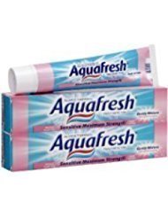Aquafresh Sensitive Maximum Strength Fluoride Toothpaste-5.6 oz, 2 pk