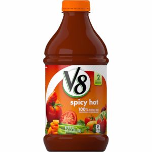V8 Spicy Hot 100% Vegetable Juice, 46 oz.