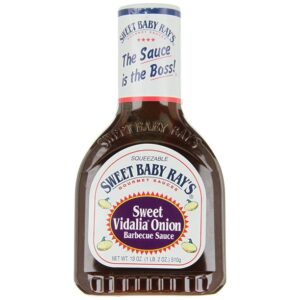 Sweet Baby Rays Barbecue Sauce, Vidalia Onion, 18-Ounce (Pack of 6)