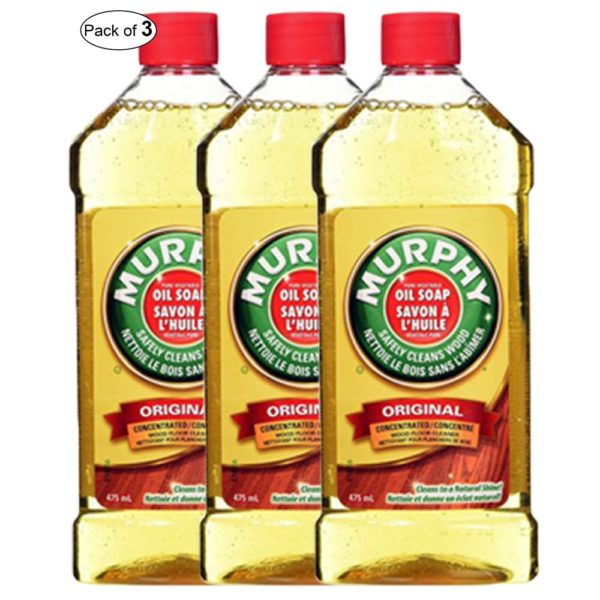 Murphy Oil Soap, Liquid Wood Cleaner, 475 Milliliter (Pack of 3)