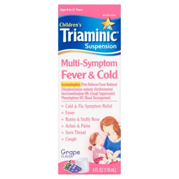 Triaminic Fever/Cold Mult Size 4z Triaminic Fever/Cold Multi Sympton 4z