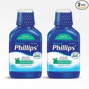 Phillips' Milk of Magnesia Laxative (Fresh Mint, 26-Fluid-Ounce Bottle) (Pack of 2)