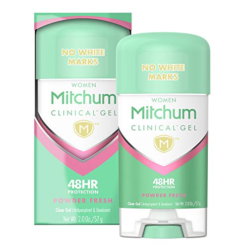 Mitchum Women Clinical Gel Antiperspirant Deodorant, Powder Fresh, 2.0oz