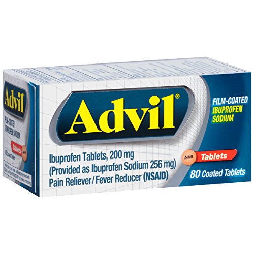 Advil Film-Coated Pain Relief Ibuprofen Tablets, 480 Count,Advil-fj
