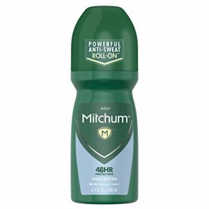 Mitchum Men Antiperspirant & Deodorant Rollon, Unscented, 3.4oz.