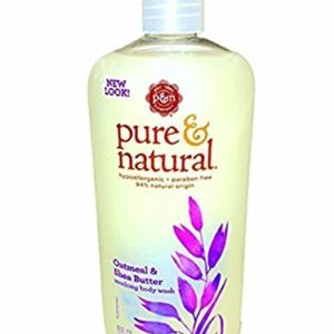 Pure & Natural Body Wash Soothing Oatmeal & Shea Butter 16 fl oz (Pack of 6)