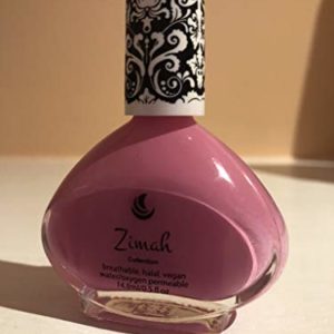 Zimah Nail Polish, Breathable, Vegan Nail Polish, Cruelty-Free, Toxin Free, Halal Nail Polish, Fast-Drying Nail Polish, Made in USA, Pink Camellia