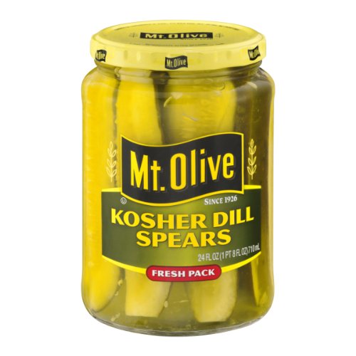 Mt Olive Kosher Dill Pickles (Pack of 12)