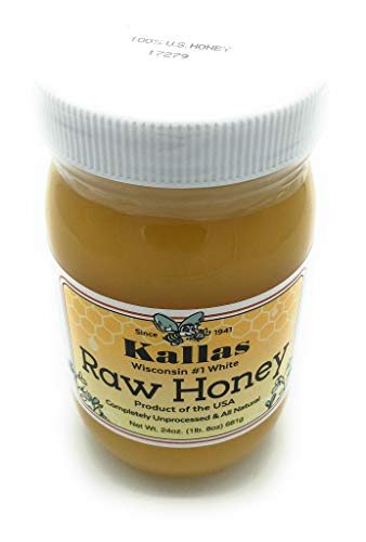 KALLAS Raw Honey, 24 OZ