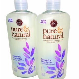 Pure & Natural Body Wash Soothing Oatmeal & Shea Butter 16 fl oz (Pack of 2)