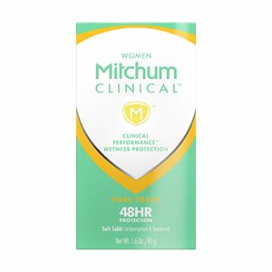 Mitchum Women Clinical Soft Solid Antiperspirant Deodorant, Pure Fresh, 1.6 oz.