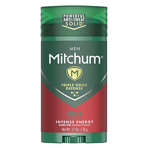 Mitchum Men Stick Solid Antiperspirant Deodorant, Intense Energy, 2.7oz.