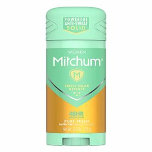 Mitchum Women Stick Solid Antiperspirant Deodorant, Pure Fresh, 2.7oz.