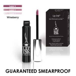 LIP INK Organic 100% Smearproof Trial Lip Kit, Wineberry