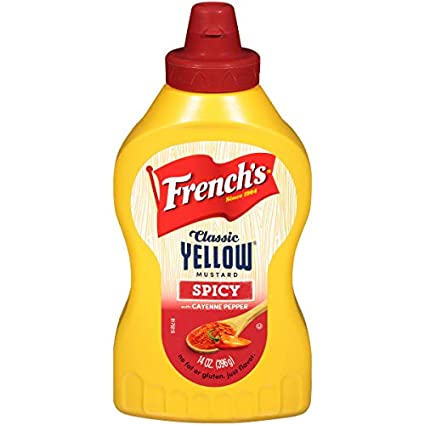 French's, Classic Yellow Flavored Mustard, 14oz Bottle (Pack of 2) (Choose Flavors Below) (Spicy)