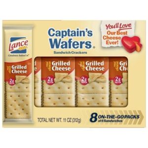 Lance Grilled Cheese on Captain Wafers Sandwich Crackers, 11 oz