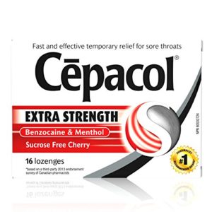 Cepacol Maximum Strength Throat Drop Lozenges, Cherry, 16 ct (Pack of 3)