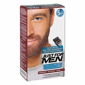 JUST FOR MEN Color Gel Mustache & Beard M-35 Medium Brown 1 ea