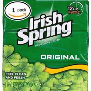 Irish Spring Deodorant Soap (1 Bar, 3.75oz Original)