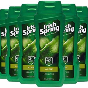Irish Spring Body Wash, Aloe Vera, 18 fluid ounce (Pack of 6)