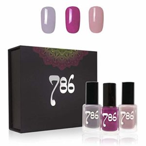 786 Cosmetics Purple Nail Polish Set - 3 Full Size (12 mL) Nail Polishes, Dusty Purple Nail Polish, Fuchsia Nail Polish, Pink Purple Nail Polish, Nail Polish Gift Set