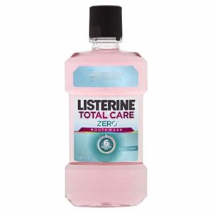 Listerine Total Care Zero Mouthwash Alcohol Free (500ml) - Pack of 6