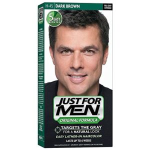 Just For Men Original Formula Men's Hair Color, Dark Brown (Pack of 2)