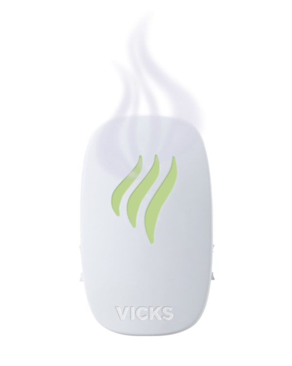 Vicks Advanced Soothing Vapors Waterless Vaporizer with Night Light and VapoPads to Help Relieve Discomfort from Colds and Flu