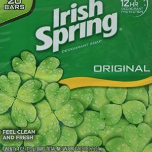 Irish Spring Deodorant Soap, 20 Count